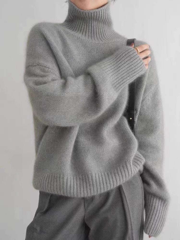 Lara | Pull Col Roulé en Cachemire