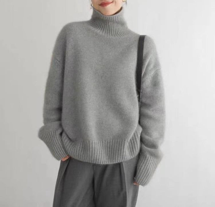 Lara | Pull Col Roulé en Cachemire