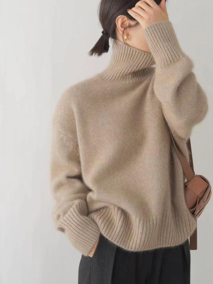 Lara | Pull Col Roulé en Cachemire