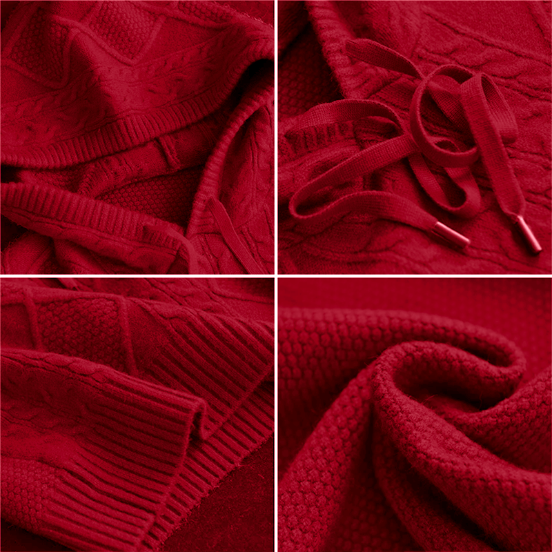Orahlyn | Pull à Capuche Jacquard