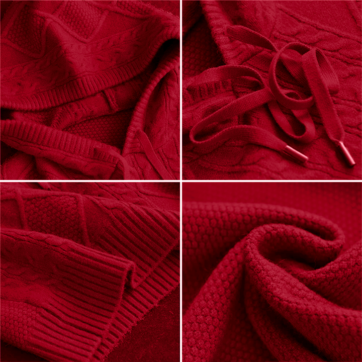 Orahlyn | Pull à Capuche Jacquard