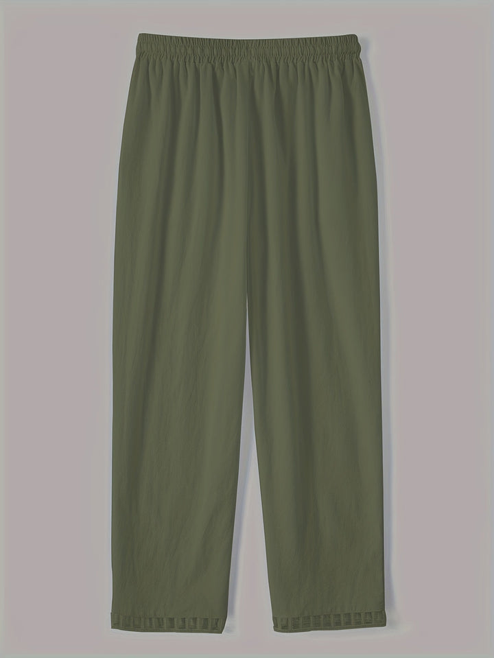 Wren – Pantalons Cropped Relax avec Détails Contrastants