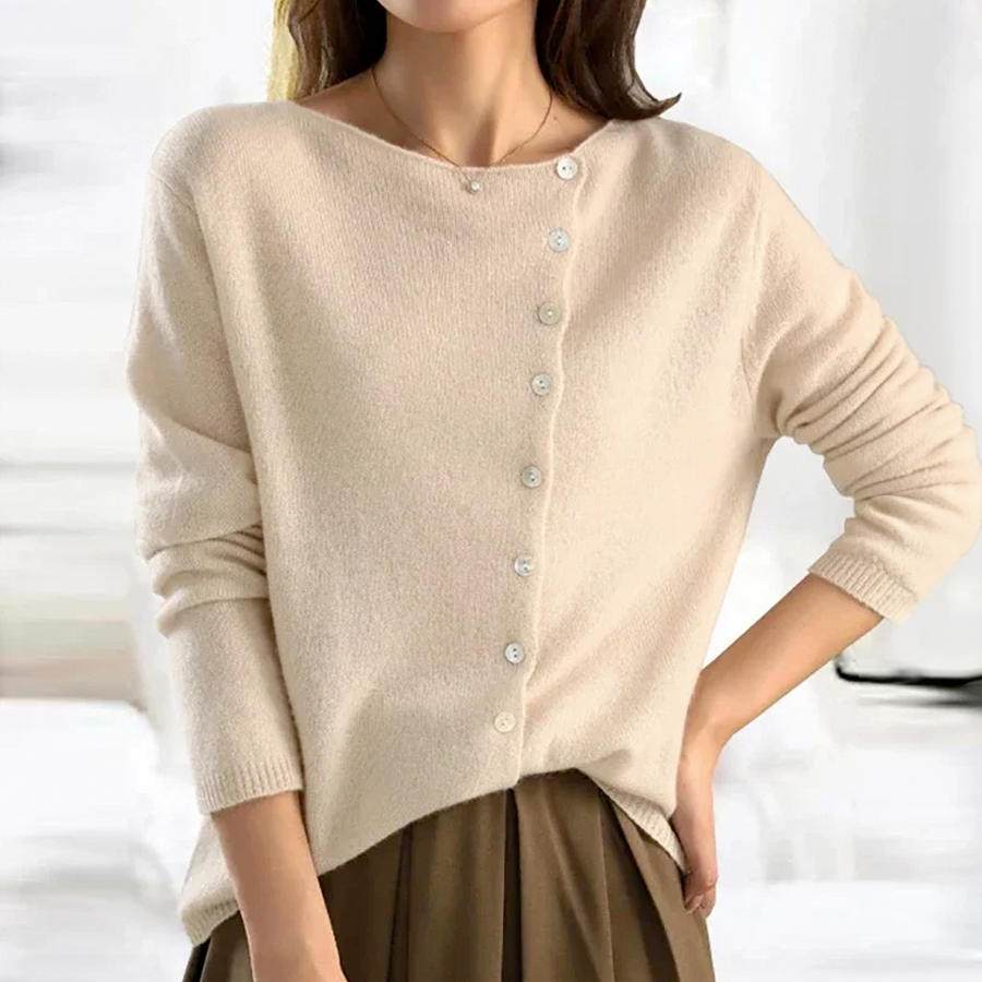 Maia | Cardigan doux avec élégante fermeture à boutons