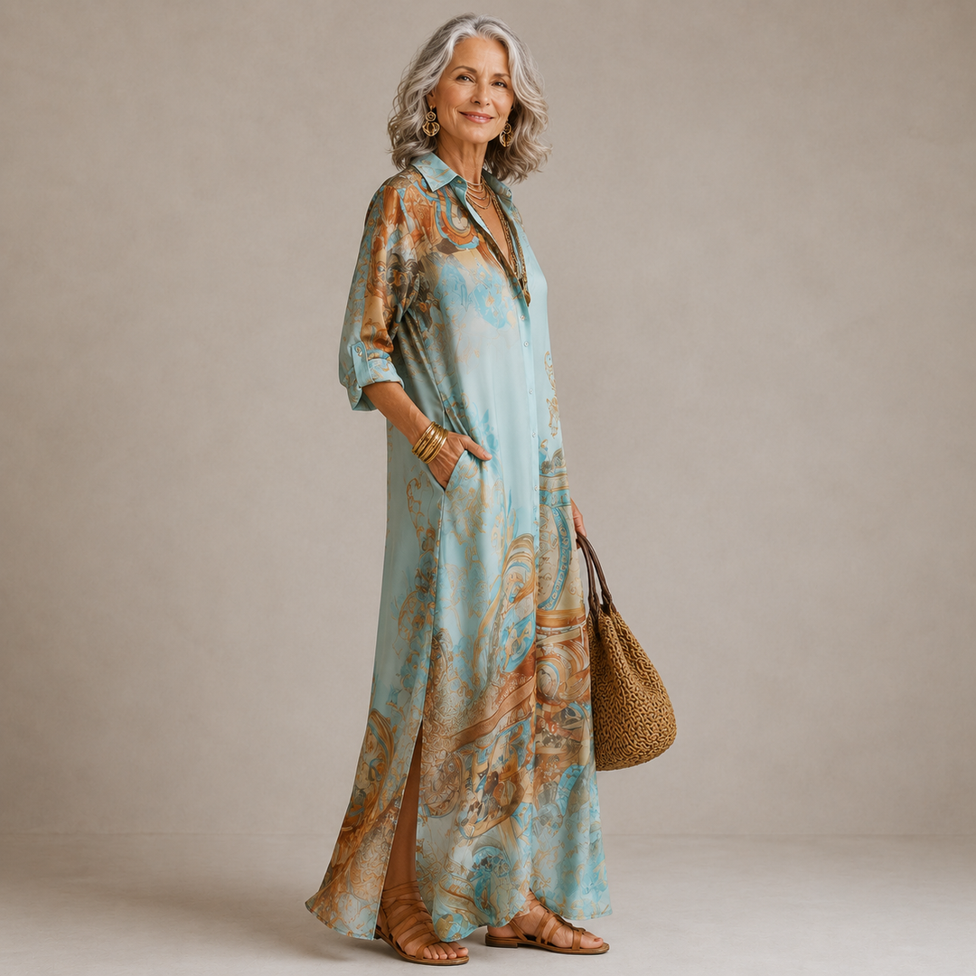 Evalexy I Robe Maxi Imprimée Luxe