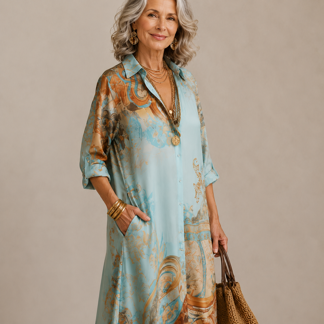 Evalexy I Robe Maxi Imprimée Luxe