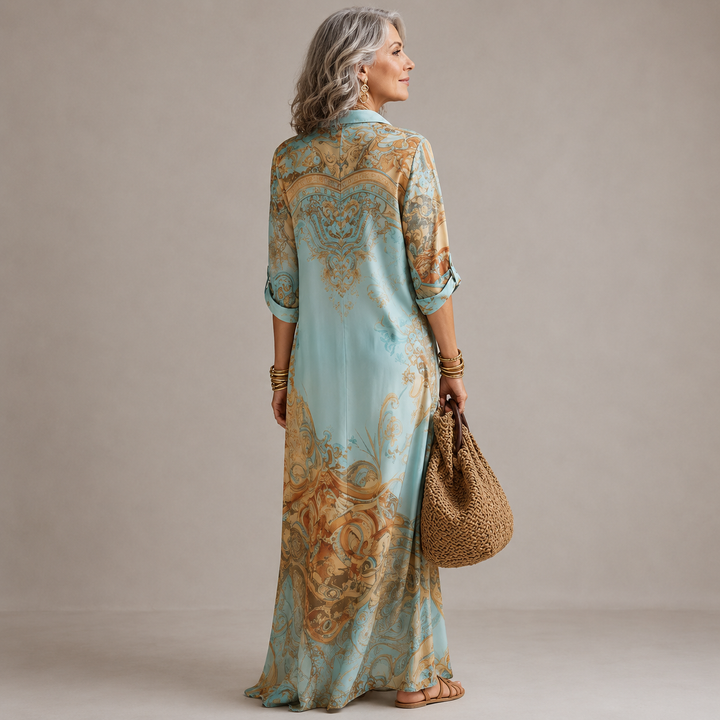 Evalexy I Robe Maxi Imprimée Luxe