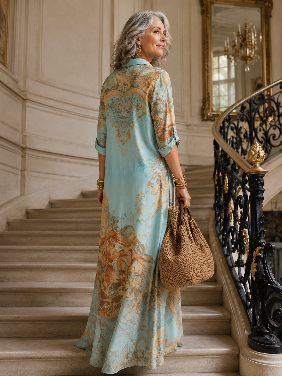 Evalexy I Robe Maxi Imprimée Luxe