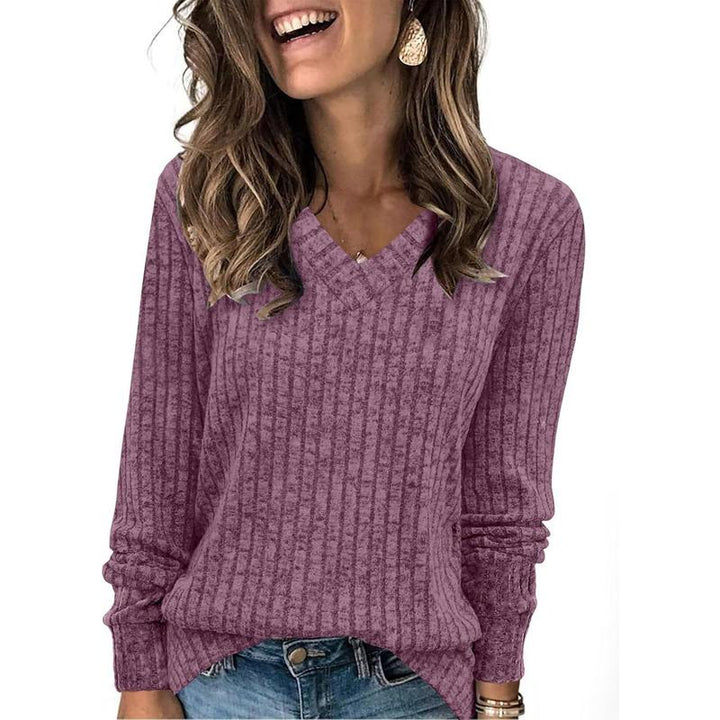 EVELYN™ | Pull léger oversized à col V pour femmes