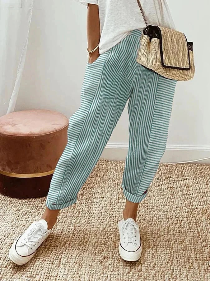Lola | Pantalons d'Été Décontractés à Coupe Largement