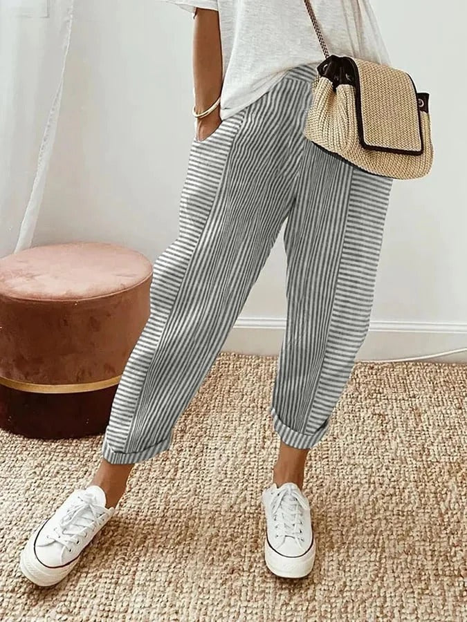 Lola | Pantalons d'Été Décontractés à Coupe Largement