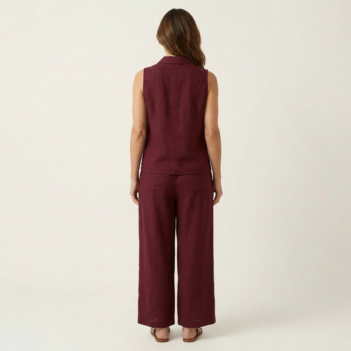 Twiila | Ensemble Haut Croisé & Pantalon Large