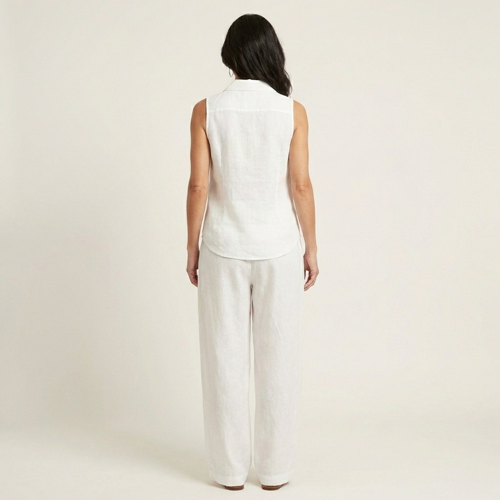 Twiila | Ensemble Haut Croisé & Pantalon Large