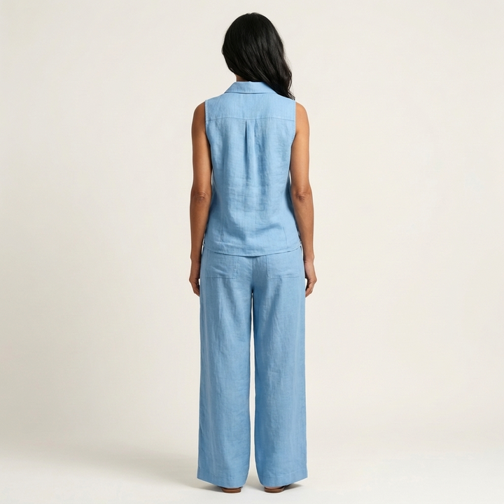 Twiila | Ensemble Haut Croisé & Pantalon Large
