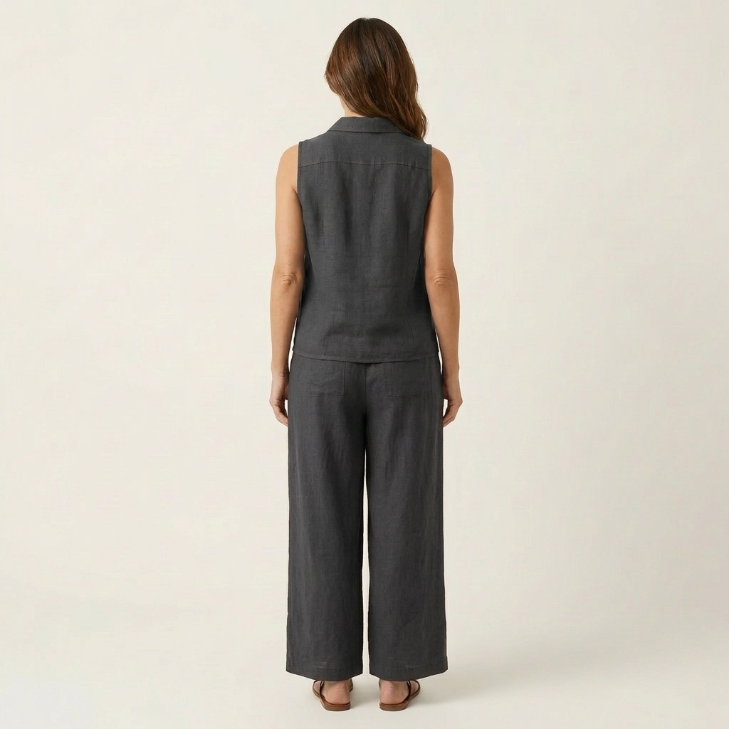 Twiila | Ensemble Haut Croisé & Pantalon Large