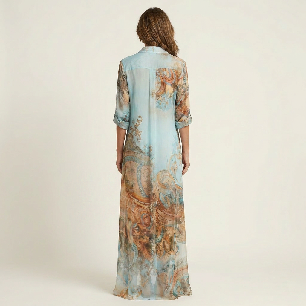 Lanie | Robe Chemise Maxi