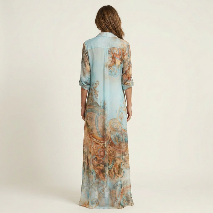 Lanie | Robe Chemise Maxi