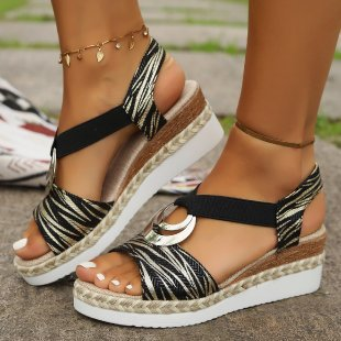 Arianna | Sandales Confortables Ergonomiques avec Talon Composit