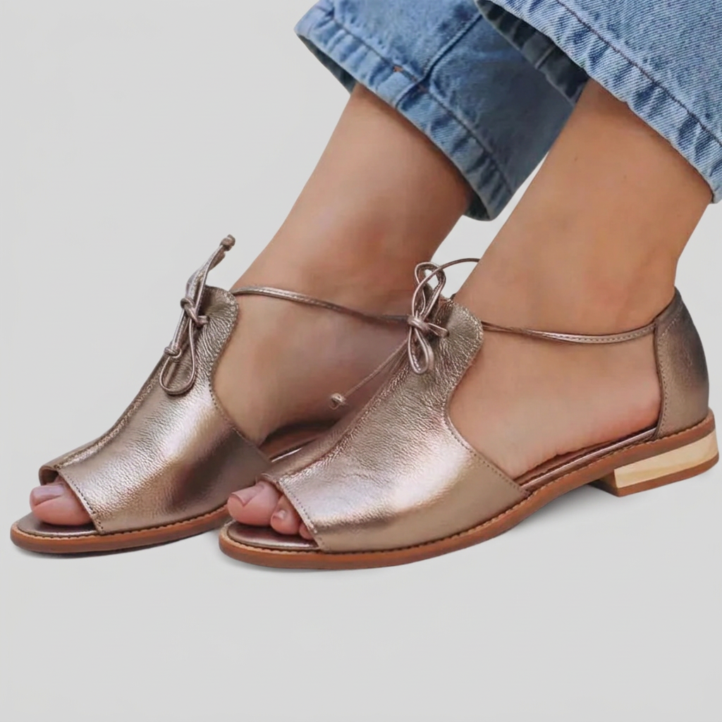 LILLIANA – SANDALES EN CUIR À BRIDES.