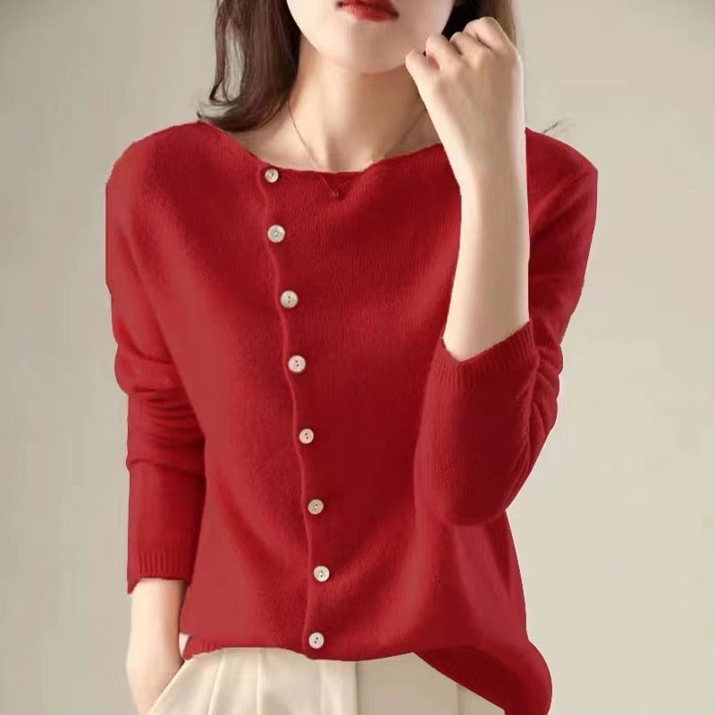 Maia | Cardigan doux avec élégante fermeture à boutons