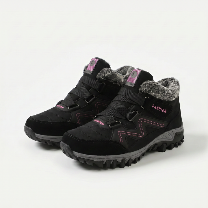 Montela – Chaussures Orthopédiques d'Hiver Noires