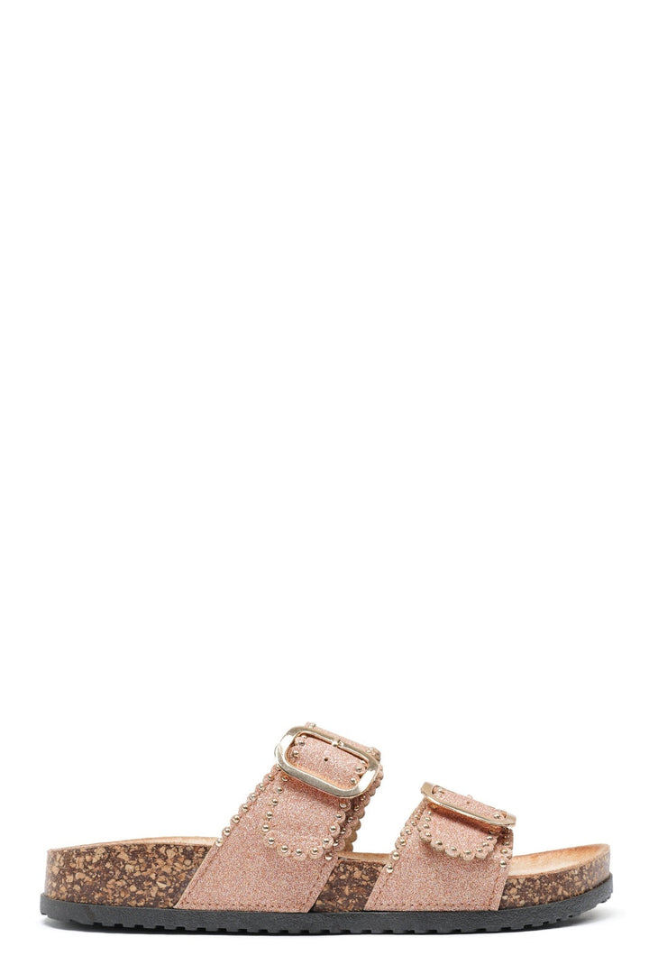 Zinaida | Sandale Wedge Champagne Rose