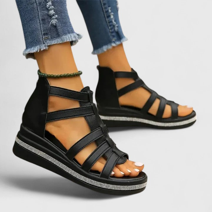 Kendall™ | Sandales Orthopédiques Strass